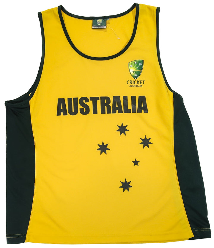 Cricket Australia Kid's Running Gold Singlet