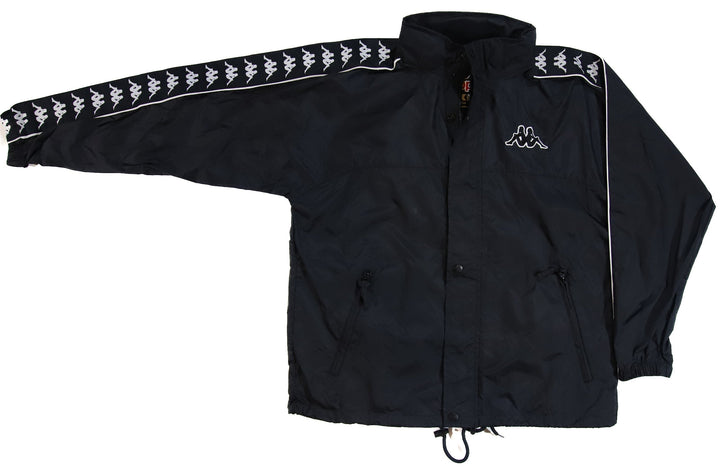 Kappa Clothing Youth Dawson Black Jacket