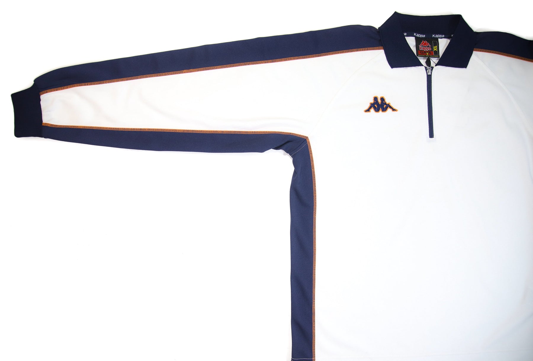 Kappa Clothing Men s Belgium White Blue Full Sleeve