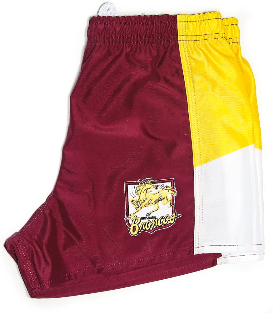 NRL Brisbane Broncos Men's Footy Shorts