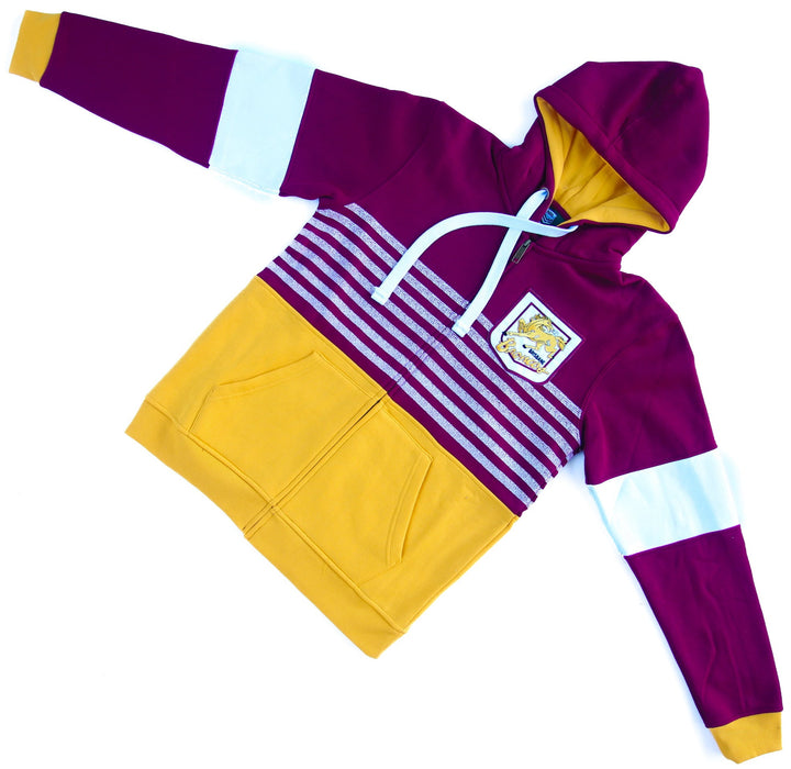 NRL Brisbane Broncos Men's Retro Heritage Fleece Hoodie