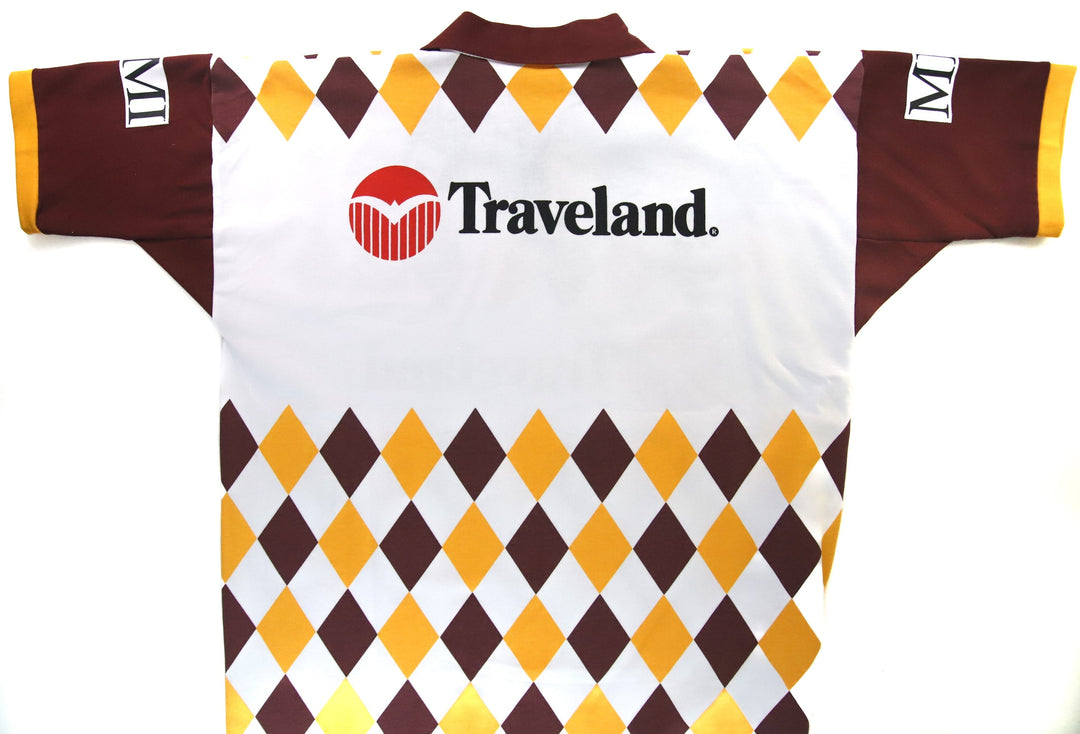 NRL Brisbane Broncos Men's Retro Heritage Rugby Polo 1995