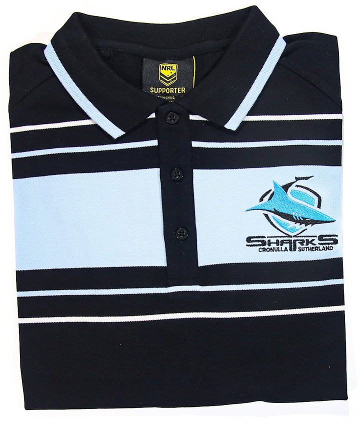 NRL Cronulla Sharks Men's Single Jersy Polo
