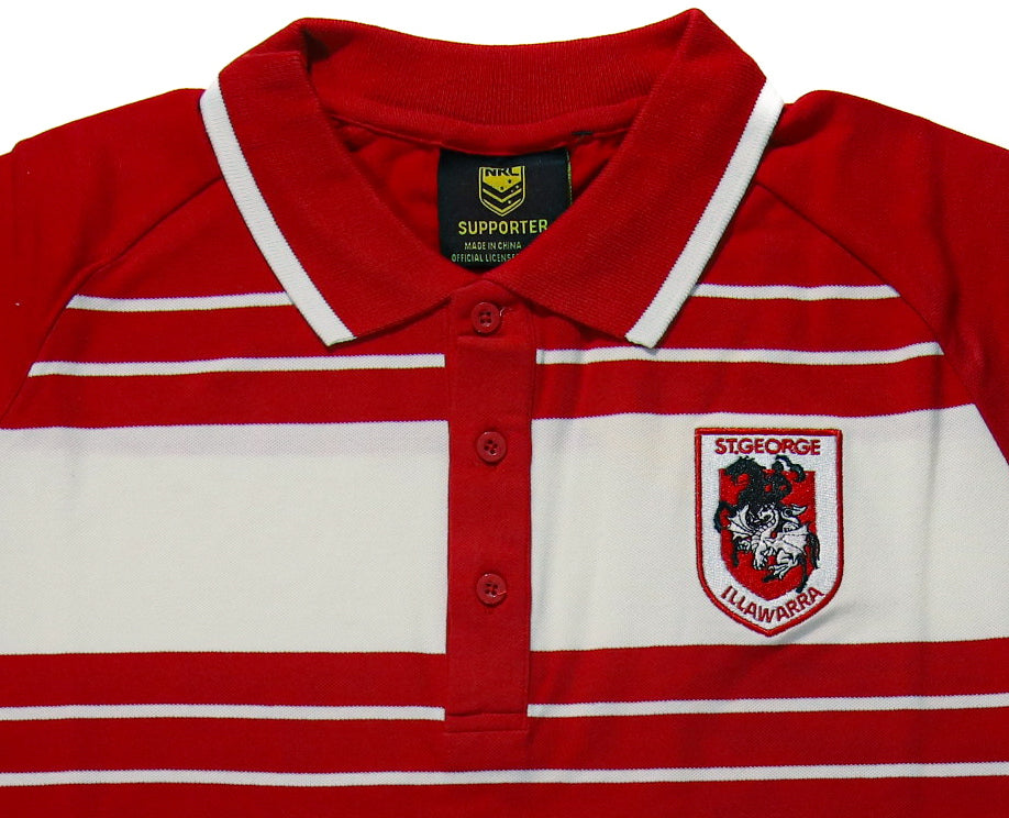 NRL Illawara Dragon Men's Single Jersey Polo