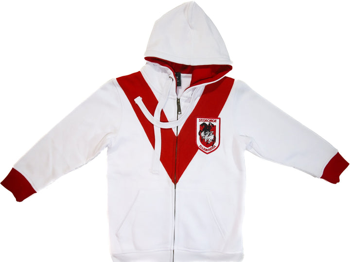 NRL Illawara Dragon Kid's Retro Heritage Fleece Hoodie