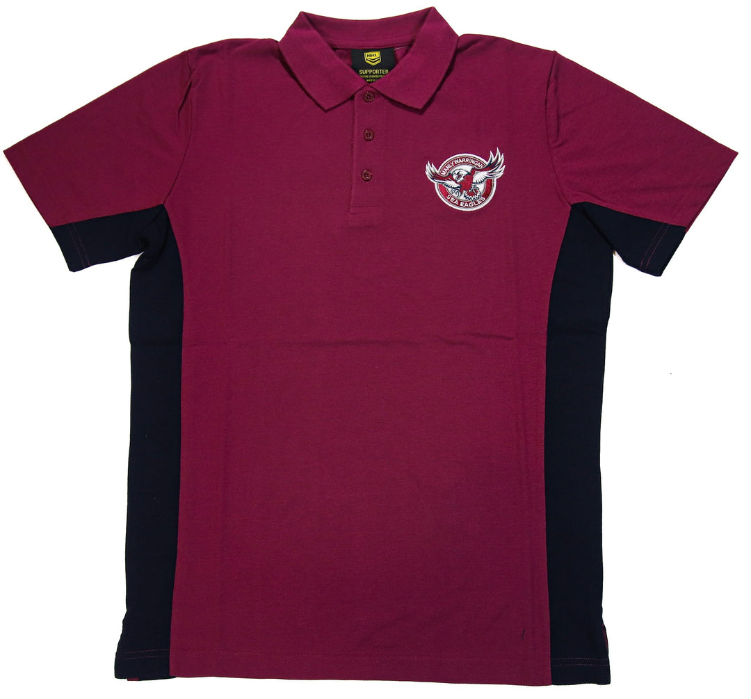 NRL Manly Sea Eagles Men's Club Lifestyle Polo