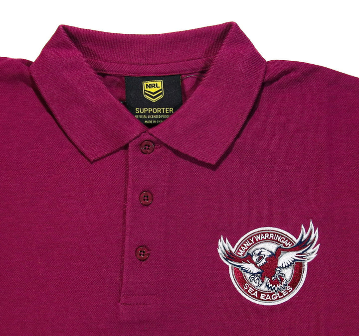 NRL Manly Sea Eagles Men's Club Lifestyle Polo