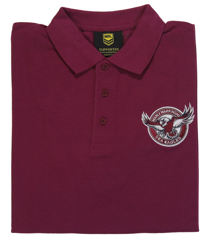 NRL Manly Sea Eagles Men's Club Lifestyle Polo