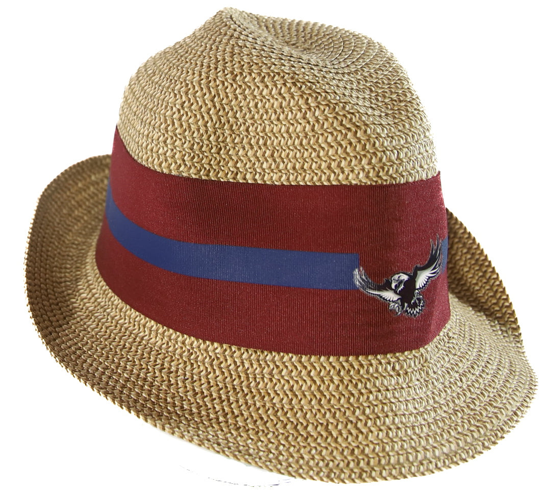 NRL Manly Sea Eagles Men's Fedora Straw Hat