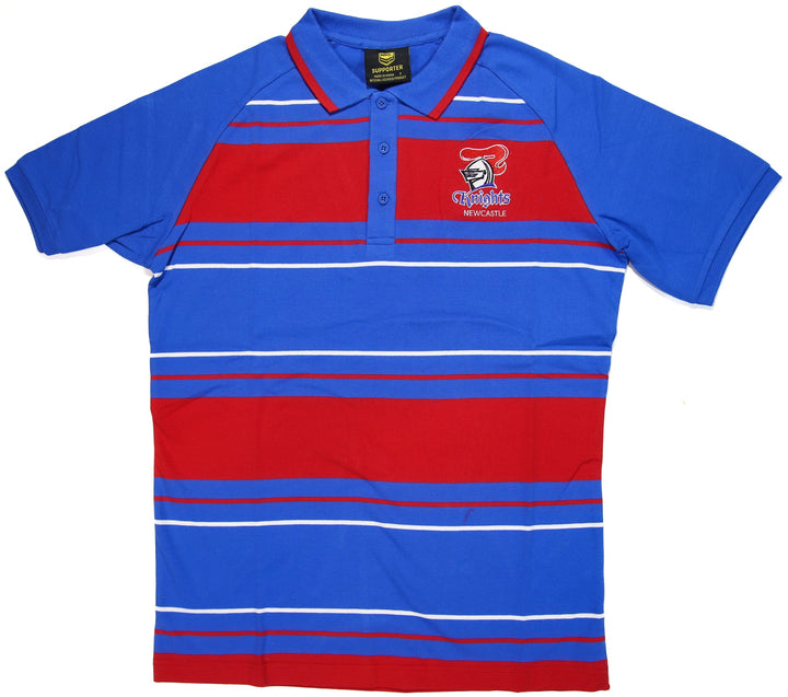 NRL Newcastle Knights Men's Single Jersey Polo