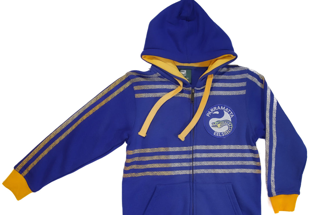 NRL Parramatta Eels Kid's Retro Heritage Fleece Hoodie