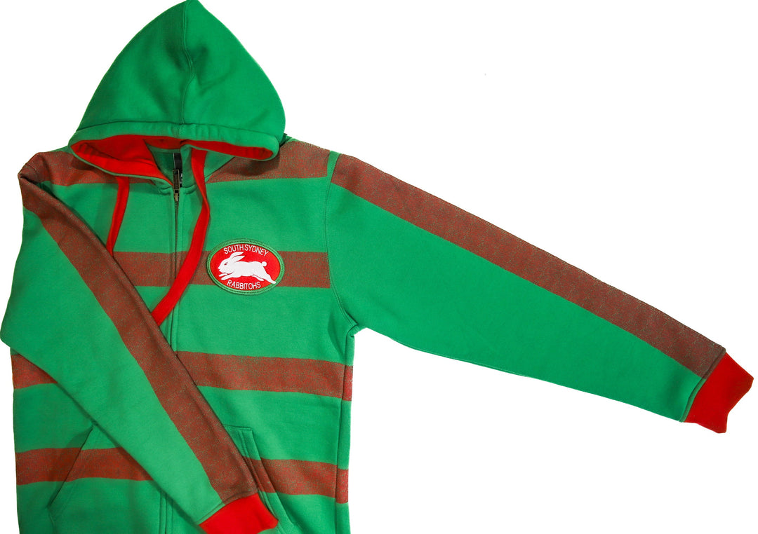 NRL South Sydney Rabbitohs Men's Retro Heritage Fleece Hoodie