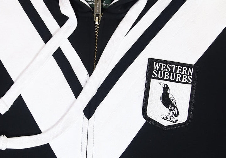 NRL Western Suburbs Magpies Kid's Retro Heritage Fleece Hoodie