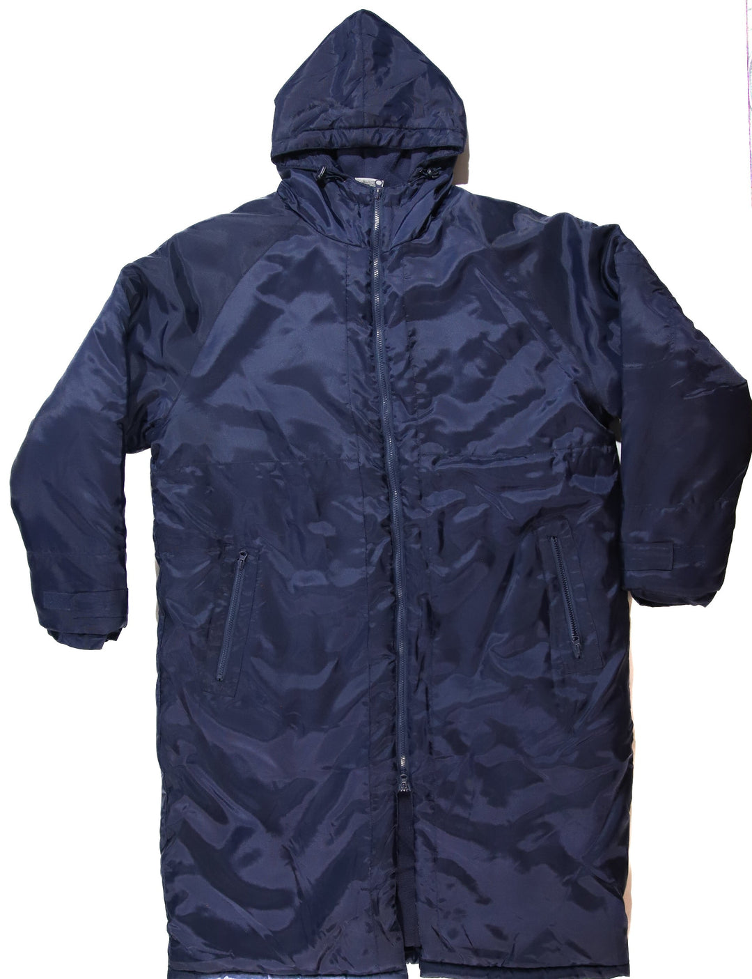 Plain Rugby Long Navy Adult's Ready To Custom Printing Thick Long Jacket