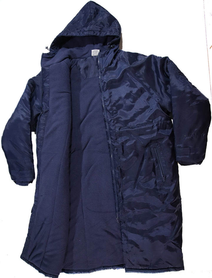Plain Rugby Long Navy Adult's Ready To Custom Printing Thick Long Jacket