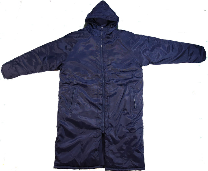 Plain Rugby Long Navy Adult's Ready To Custom Printing Thick Long Jacket