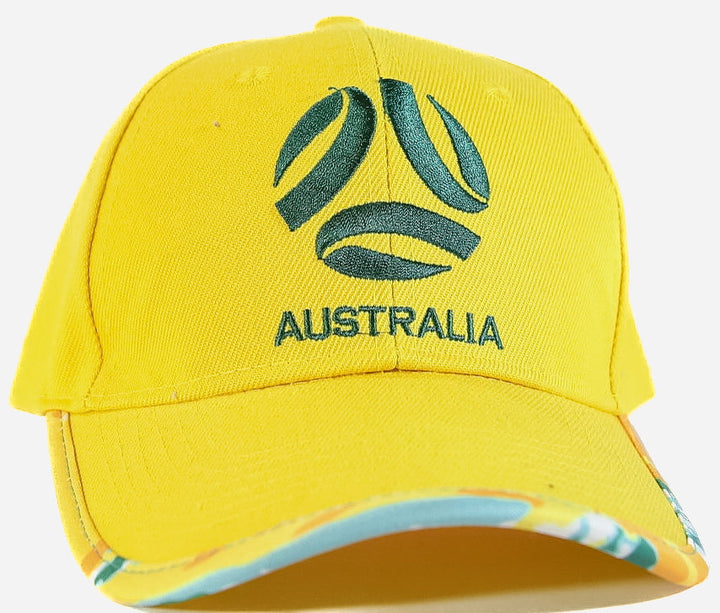 Soccer Socceroos Supporter Men's Gold Adjustable Cap